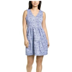Tyler Boe Nora A Line Mini Dress Blue Size Small NWT